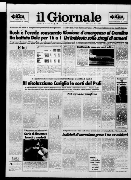 Il giornale : quotidiano del mattino